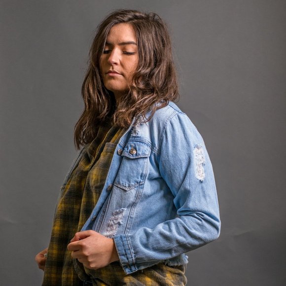 Ripped Jean Jacket by Miss Rose - Picture 1 of 6